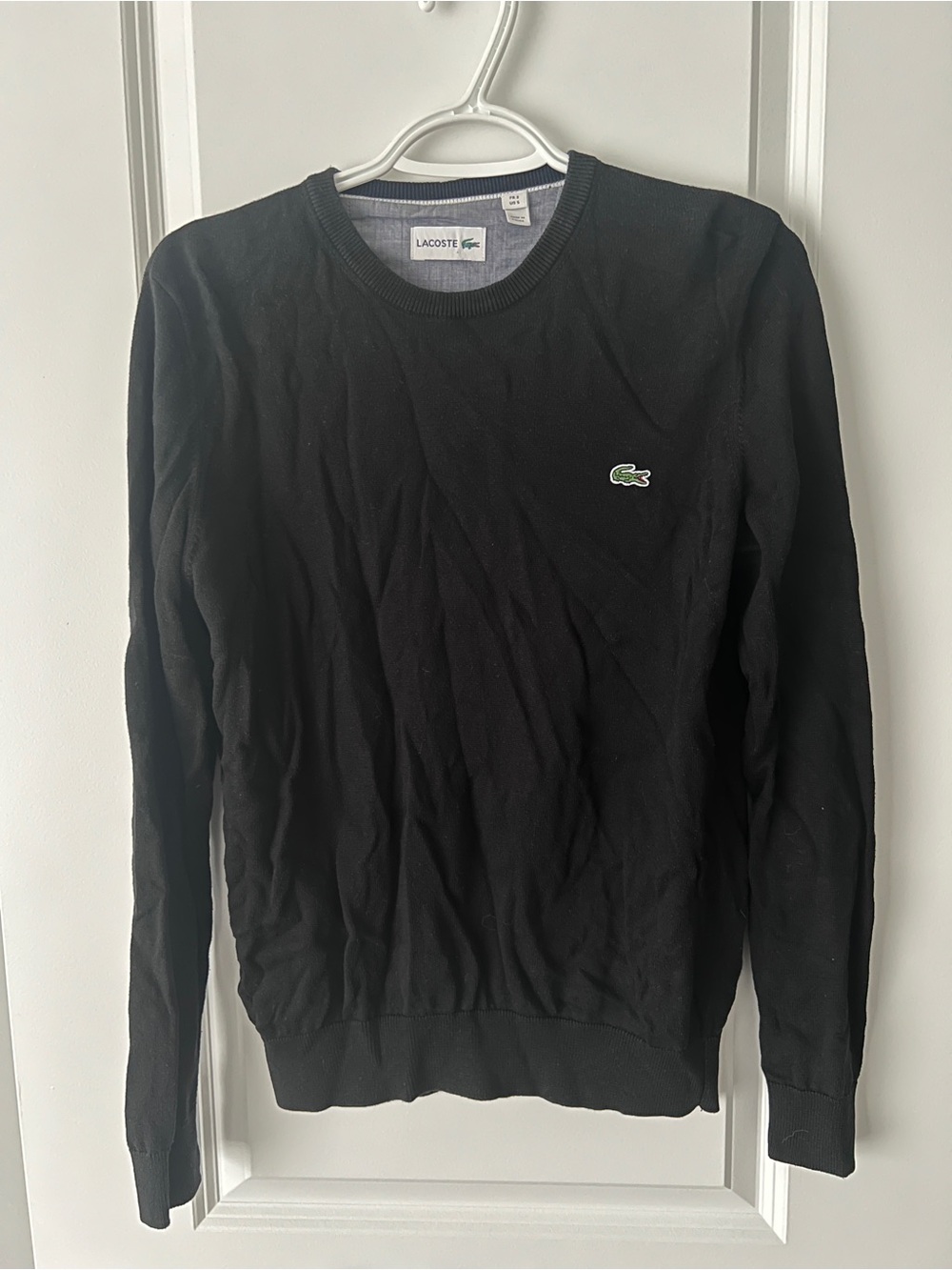 Lacoste Men's Black Crewneck Sweater